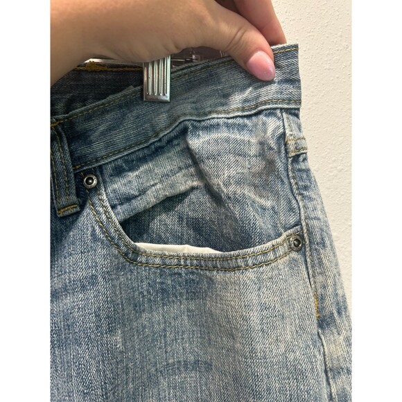 Wrangler Mens Jeans Relaxed Fit Straight 38x27 Blue Faded - Picture 4 of 10